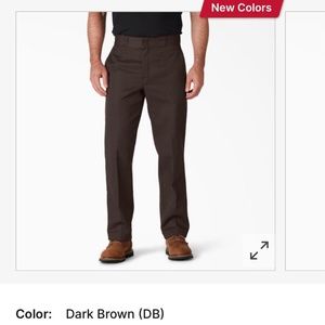 dark brown 874 original dickies pants